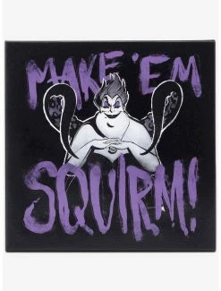 Outlet 🥰 Disney Villains Ursula Make 'Em Squirm Canvas Wall Decor 👏