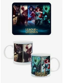 Discount 😍 League Of Legends Mug & Mousepad Set Includes Champions Mousepad 🔥