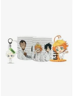 Best Pirce ⌛ The Promised Neverland Gift Box Mug Features Emma, Ray, Norman, Don, And Gilda 👍