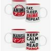 Best Pirce 😉 The Good Gift Mug Set Eat, Sleep, Anime, Repeat 🛒