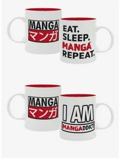 Buy 💯 The Good Gift Mug Set Eat, Sleep, Manga, Repeat 😉