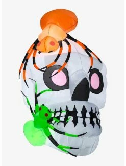 Wholesale ✨ Skull With Spiders Airblown 🌟