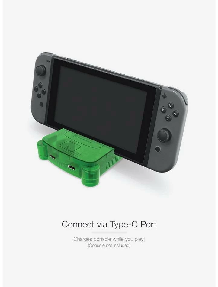Hot Sale 😉 Nintendo Switch Retron S64 Lime Green Console Dock 👍 2 Hot Sale 😉 Nintendo Switch Retron S64 Lime Green Console Dock 👍 - Image 2
