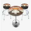 Promo 🧨 Rocksax Metallica Master of Puppets Bar Table and Stool Set 🎉