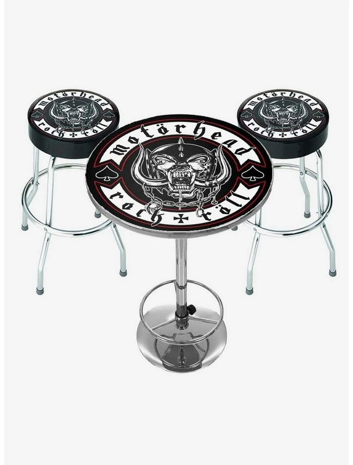 Best Pirce 𧨠Rocksax Motorhead Rock n Roll Bar Table and Stool Set π€© 1 Best Pirce 𧨠Rocksax Motorhead Rock n Roll Bar Table and Stool Set π€©