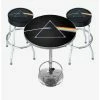 New 🥰 Rocksax Pink Floyd Dark Side of the Moon Bar Table and Stool Set ✔️