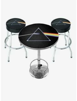 New π₯° Rocksax Pink Floyd Dark Side of the Moon Bar Table and Stool Set βοΈ