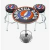 Outlet 😍 Rocksax Grateful Dead Logo Bar Table and Stool Set ⌛