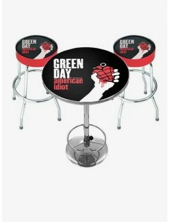 Buy ⭐ Rocksax Green Day American Idiot Bar Table and Stool Set 🔥