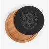 Brand new 👍 Harry Potter Hogwarts Insignia Acacia And Slate Serving Board With Cheese Tools ⭐