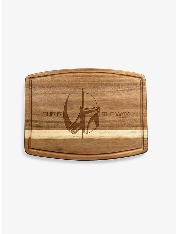 Best Pirce ⭐ Star Wars The Mandalorian Ovale Acacia Cutting Board ⌛ 2 Best Pirce ⭐ Star Wars The Mandalorian Ovale Acacia Cutting Board ⌛ - Image 2