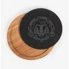 Discount 🥰 Harry Potter Hufflepuff Insignia Acacia And Slate Serving Board With Cheese Tools 🥰