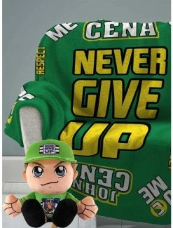 Best Pirce 🔔 WWE John Cena Sleep Squad x Plush: Throw Blanket & Plush Bundle ✔️