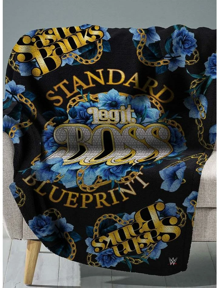 Cheap π WWE Sasha Banks Sleep Squad x Plush: Throw Blanket & Plush Bundle π 2 Cheap π WWE Sasha Banks Sleep Squad x Plush: Throw Blanket & Plush Bundle π - Image 2