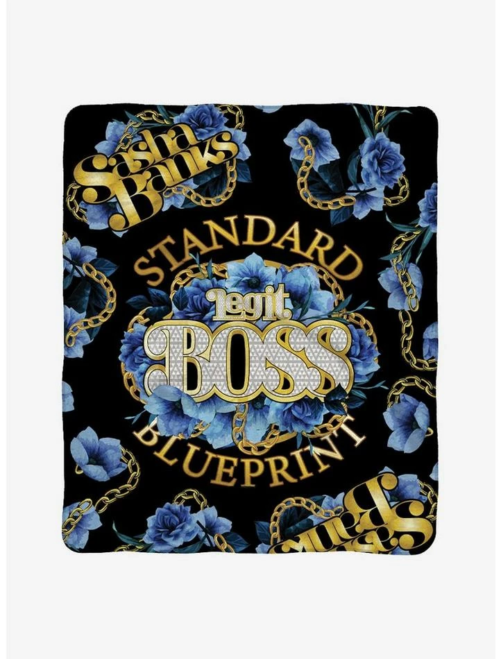 Cheap π WWE Sasha Banks Sleep Squad x Plush: Throw Blanket & Plush Bundle π 3 Cheap π WWE Sasha Banks Sleep Squad x Plush: Throw Blanket & Plush Bundle π - Image 3