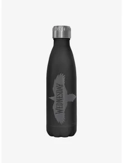 Outlet 😉 Wednesday Nevermore Raven Water Bottle 🌟