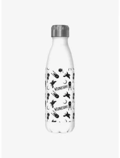 Best reviews of 😍 Wednesday Icons Pattern Water Bottle 👍