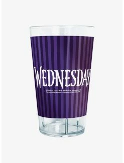 Brand new 🥰 Wednesday Striped Title Tritan Cup 🌟