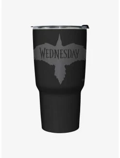 Coupon 😉 Wednesday Nevermore Raven Travel Mug 💯
