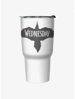 Deals 🌟 Wednesday Nevermore Raven Travel Mug ⭐