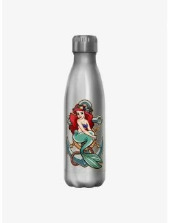 Discount 🛒 Disney The Little Mermaid Anchor Ariel Water Bottle 🛒